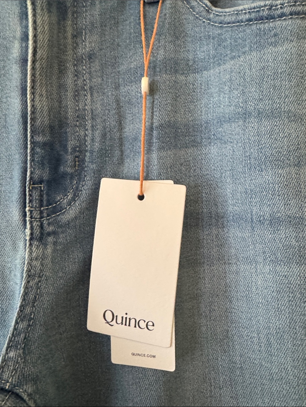 Quince Light Wash Wide-Leg Jeans - Picture 3 of 5